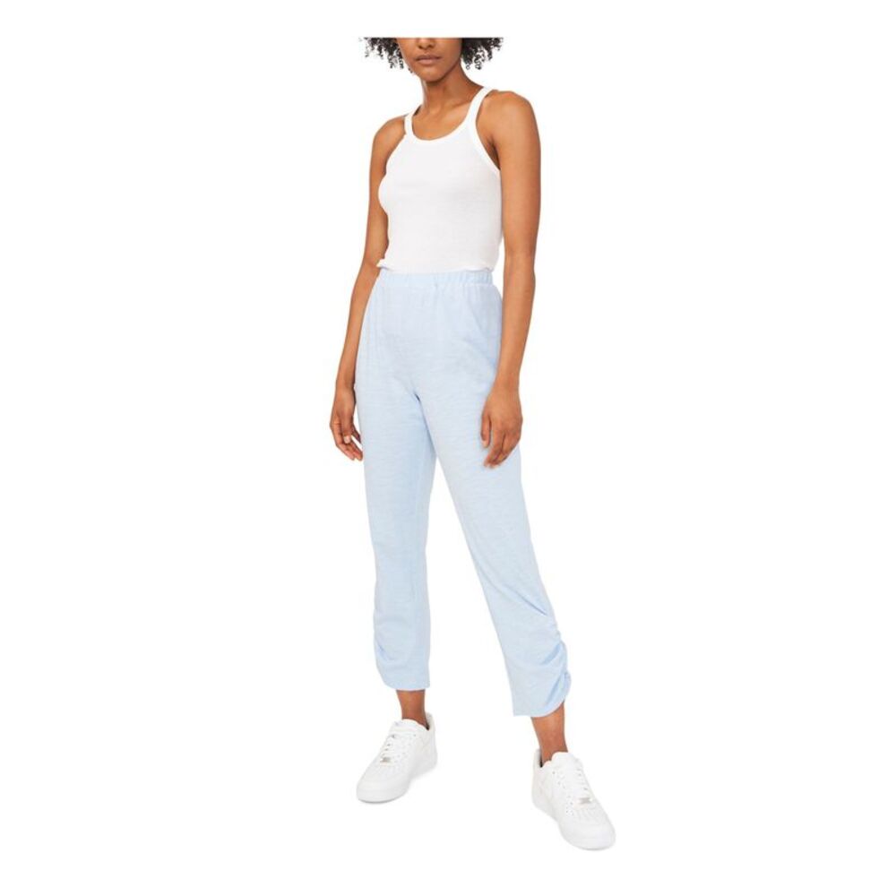 RILEY&RAE Womens Light Blue Heather Straight leg Pants S